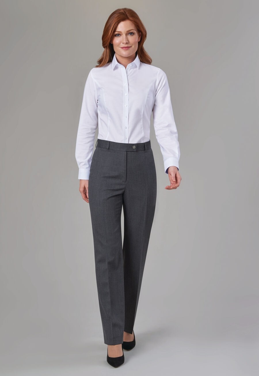 Straight leg 2025 ladies trousers
