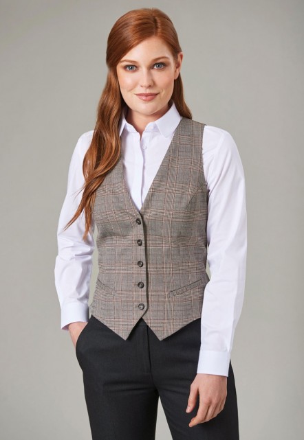 Olivia Check Waistcoat