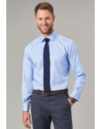 Prato Slim Fit Shirt Cotton Herringbone